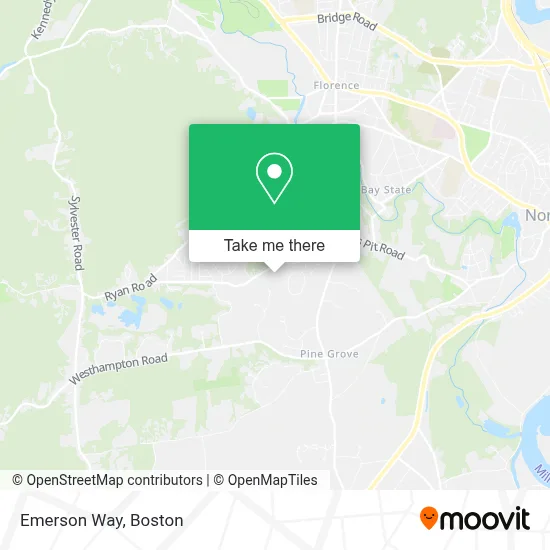 Emerson Way map