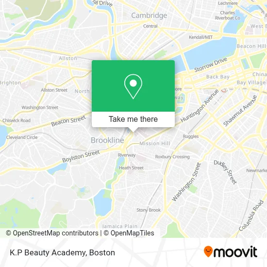 K.P Beauty Academy map