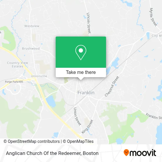 Anglican Church Of the Redeemer map