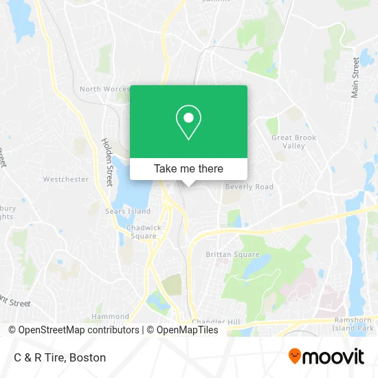 C & R Tire map