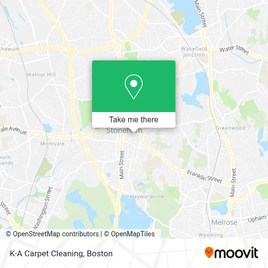 K-A Carpet Cleaning map
