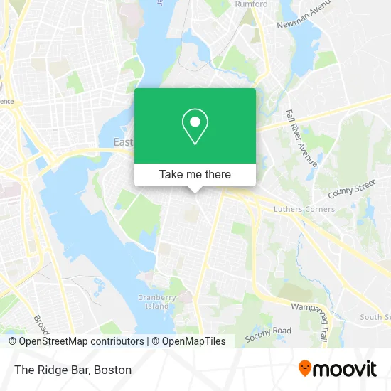 The Ridge Bar map