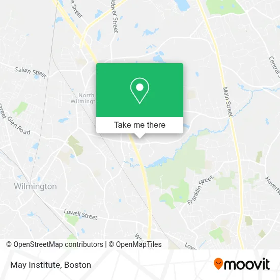 May Institute map