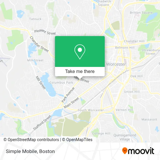 Simple Mobile map