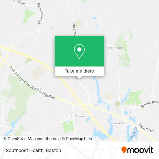 Southcost Health map