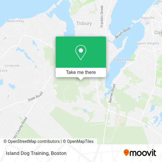 Island Dog Training map