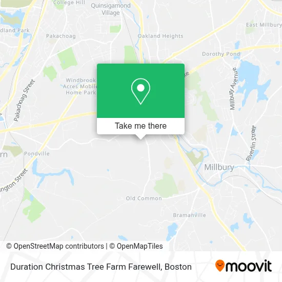 Duration Christmas Tree Farm Farewell map