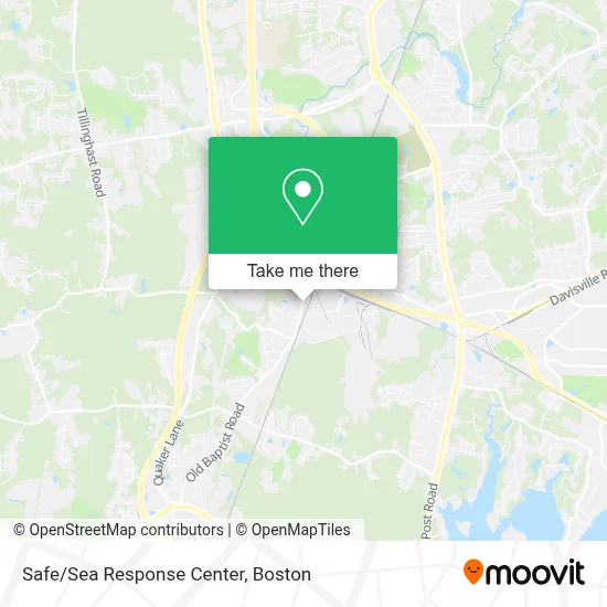 Safe/Sea Response Center map