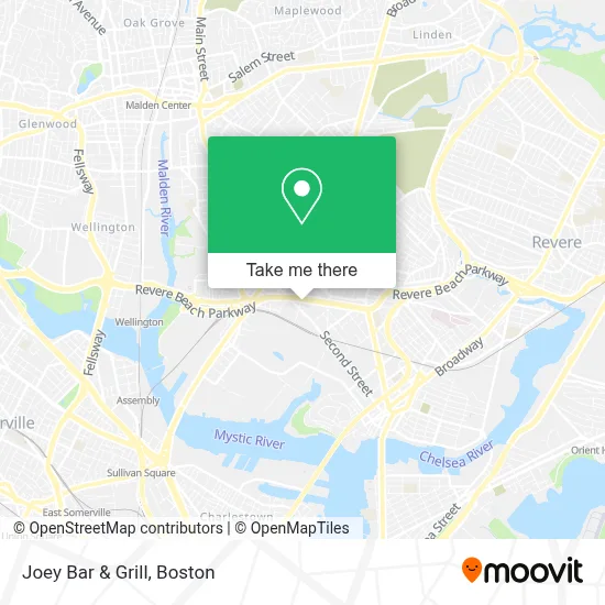 Joey Bar & Grill map