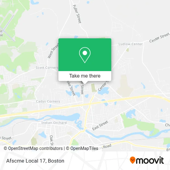 Afscme Local 17 map