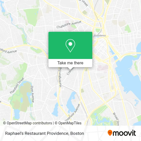 Raphael's Restaurant Providence map