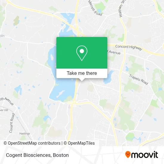Cogent Biosciences map