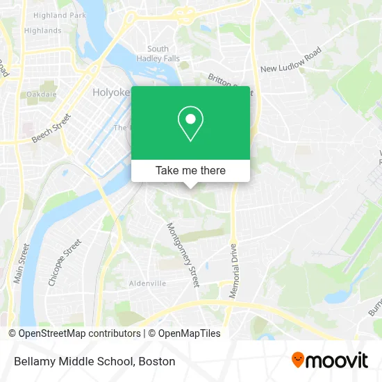 Bellamy Middle School map