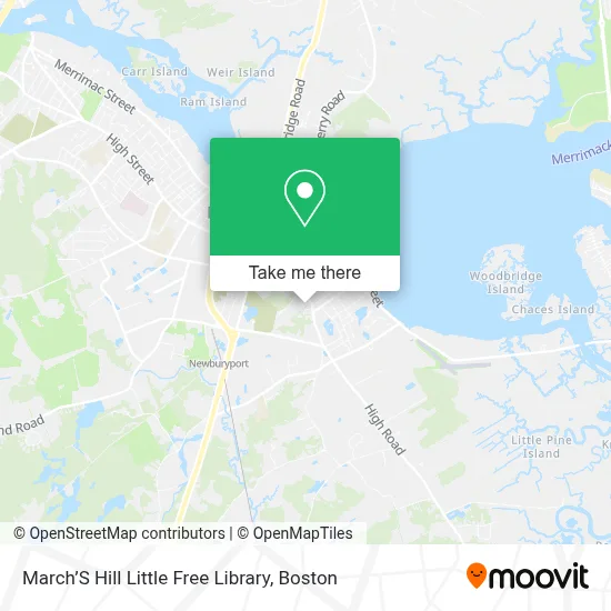 March’S Hill Little Free Library map