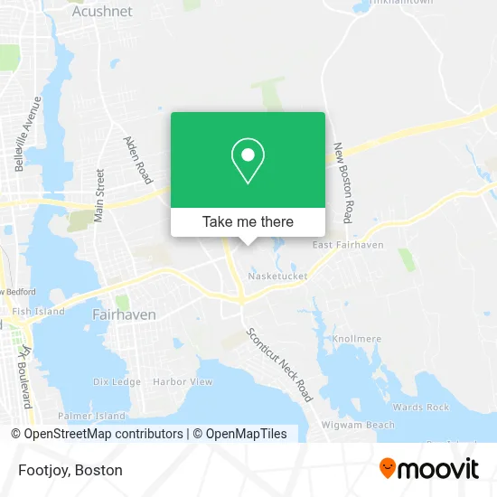 Footjoy map