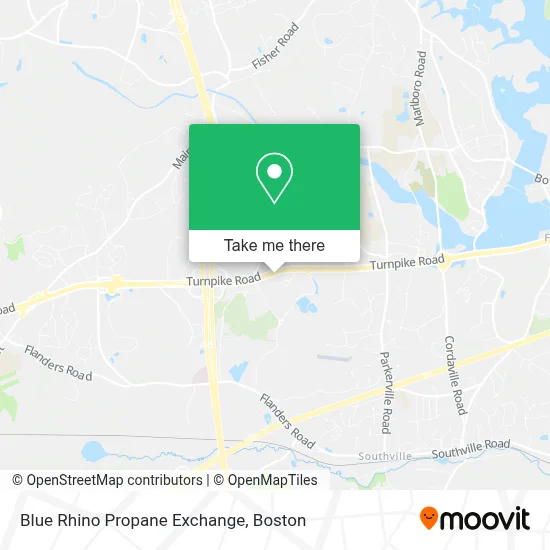 Blue Rhino Propane Exchange map