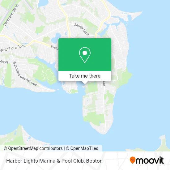 Harbor Lights Marina & Pool Club map