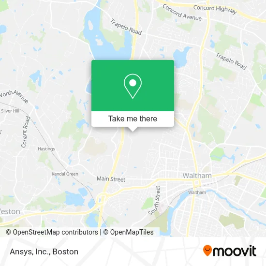 Ansys, Inc. map