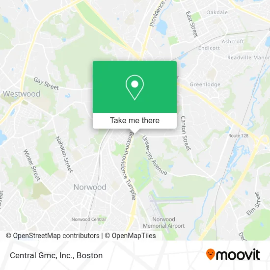 Central Gmc, Inc. map