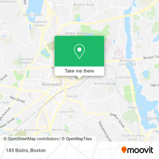 185 Bistro map