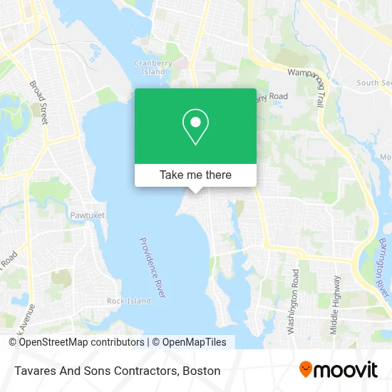 Tavares And Sons Contractors map