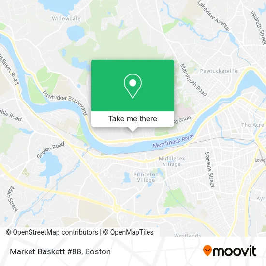 Market Baskett #88 map