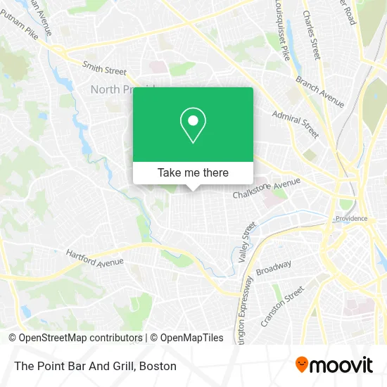The Point Bar And Grill map