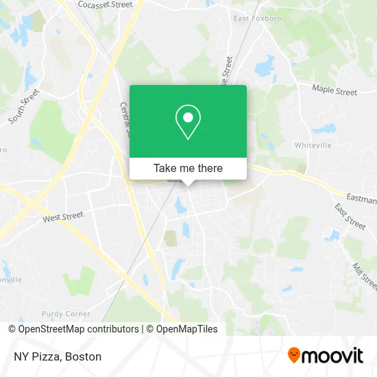 NY Pizza map