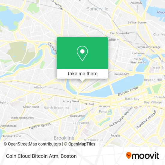 Coin Cloud Bitcoin Atm map