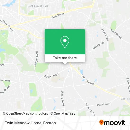 Twin Meadow Home map