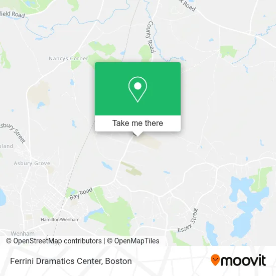 Ferrini Dramatics Center map