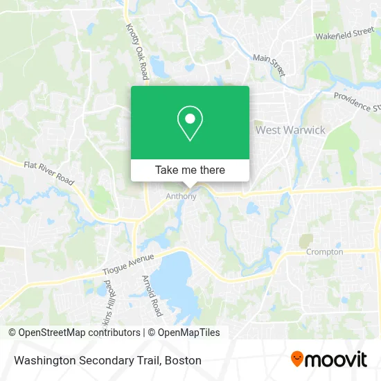 Washington Secondary Trail map