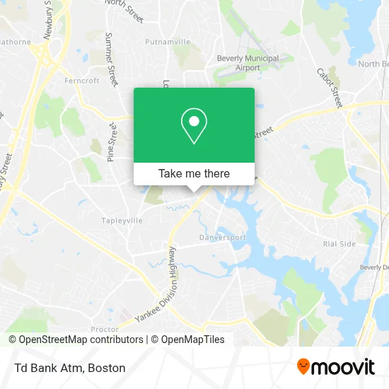 Td Bank Atm map