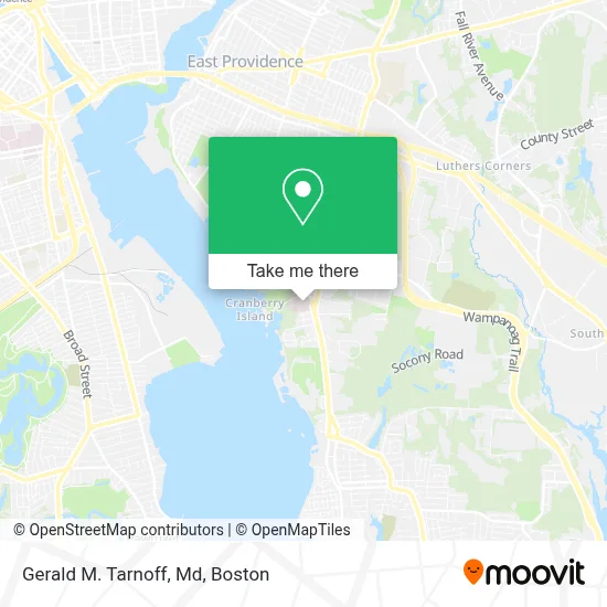 Gerald M. Tarnoff, Md map
