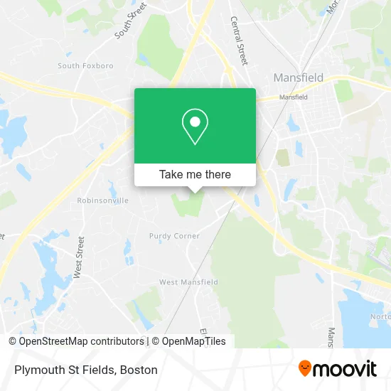 Plymouth St Fields map