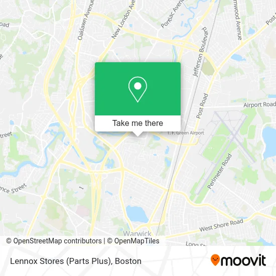 Lennox Stores (Parts Plus) map