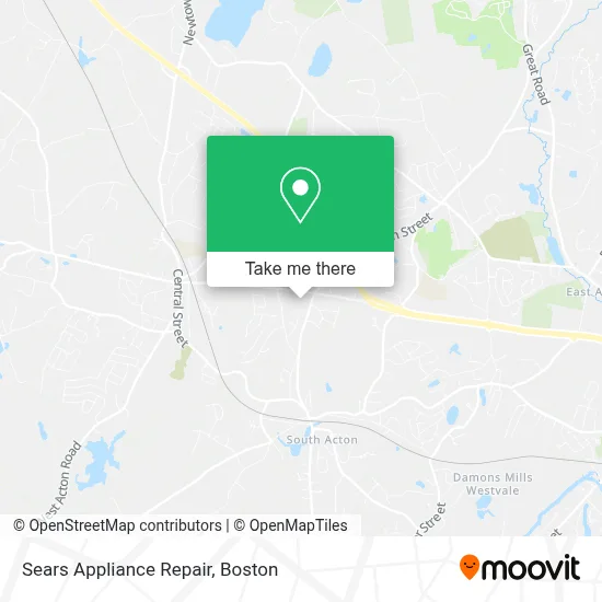 Sears Appliance Repair map