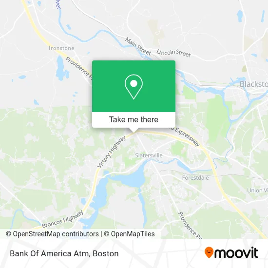 Bank Of America Atm map