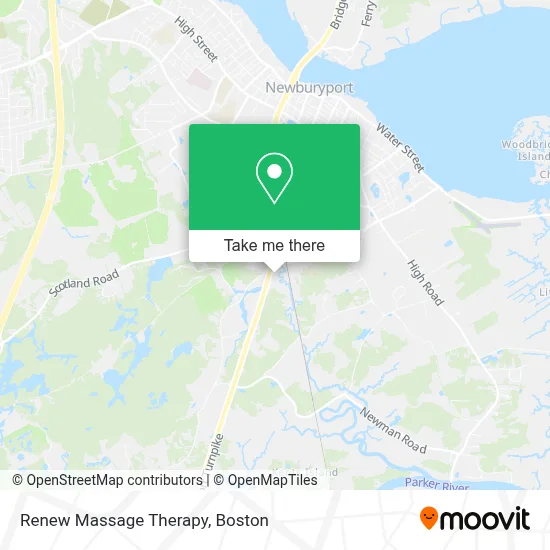 Renew Massage Therapy map