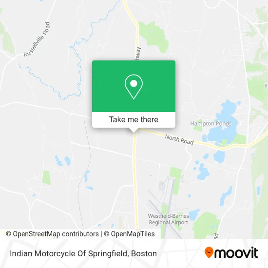 Indian Motorcycle Of Springfield map