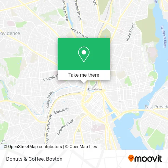 Donuts & Coffee map