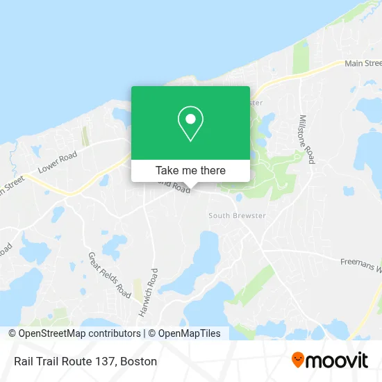 Rail Trail Route 137 map