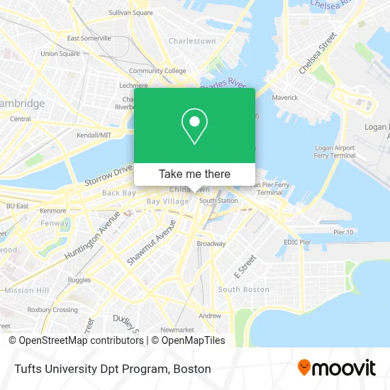 Tufts University Dpt Program map
