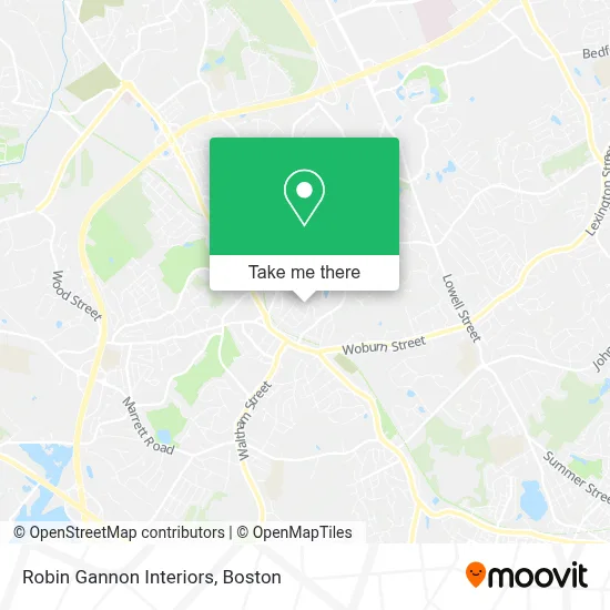 Robin Gannon Interiors map