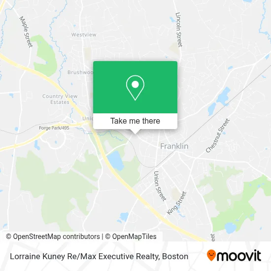Lorraine Kuney Re / Max Executive Realty map