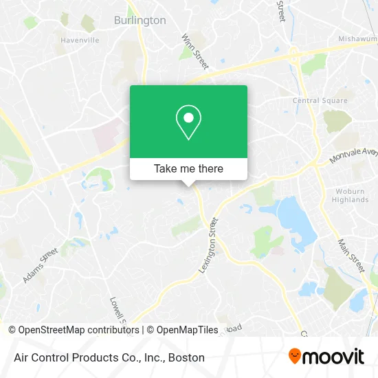 Air Control Products Co., Inc. map