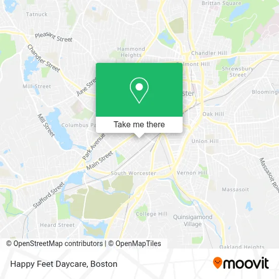 Happy Feet Daycare map