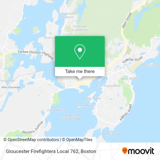Gloucester Firefighters Local 762 map