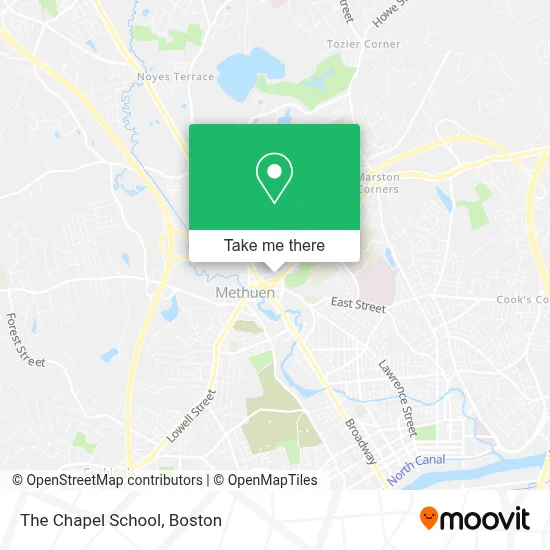 The Chapel School map