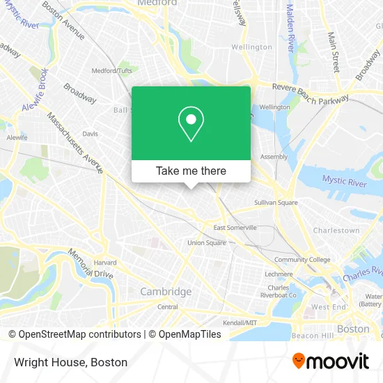 Wright House map